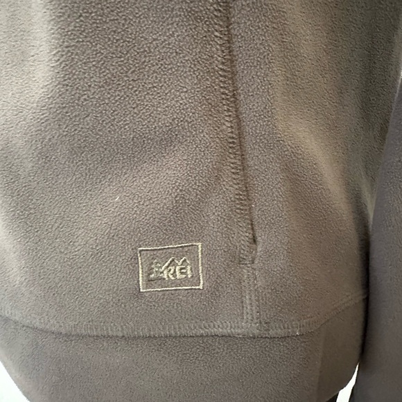 REI Olive Green Zip-Up Hoodie - Picture 4 of 5